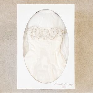 Reem Acra A-Line Wedding Gown